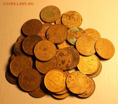 3 коп. 32шт. Советы. 30.10.14г. 23:00. Моск. - 76 пятаков 010.JPG