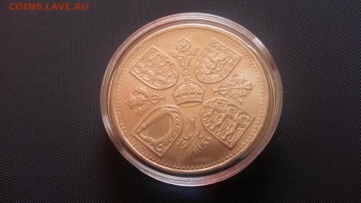 Крона Великобритании 1953г. в капсуле - 20141025_140602