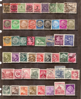 Германия и Оккупация, 100 разных марок до 1945 (28.10) - сканирование0006
