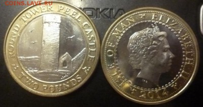 ДК Иностранные,Биметалл,Спорт,Канада,Корабли,Война 25 р - Мэн 2 фунта 2014 Замок.JPG