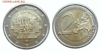 Биметаллические монеты Мира_новинки - Ватикан_2 евро_2014_Берлинская стена_Форум