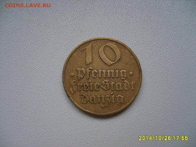 ДАНЦИГ,10 пфеннигов 1932г(рыба)!до 28.10.2014 - S6002451.JPG