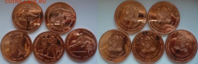 ДК Иностранные,Биметалл,Спорт,Канада,Корабли,Война 25 р - Танзания набор 2000 шилингов Олимпиада 1996.JPG