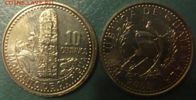 ДК Иностранные,Биметалл,Спорт,Канада,Корабли,Война 25 р - Гватемала 10 сентаво.JPG