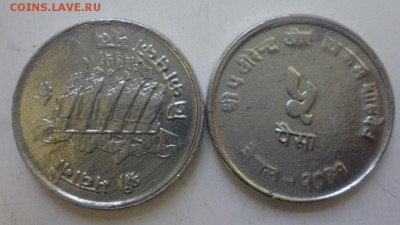 ДК Иностранные,Биметалл,Спорт,Канада,Корабли,Война 25 р - Непал 5 пайс.JPG