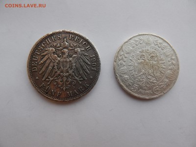 FUNF MARK 1901.  5 coron 1909. Серебро. - DSCN1271[1].JPG