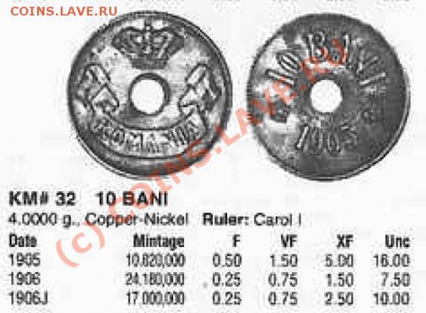 Румыния. - 10 бани - каталог Краузе 2006.JPG
