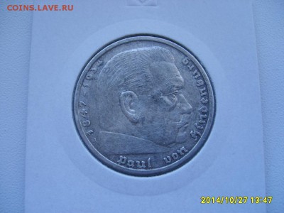 ГЕРМАНИЯ,5 марок 1935А(Гинденбург)!до 29.10.2014 - S6002453.JPG