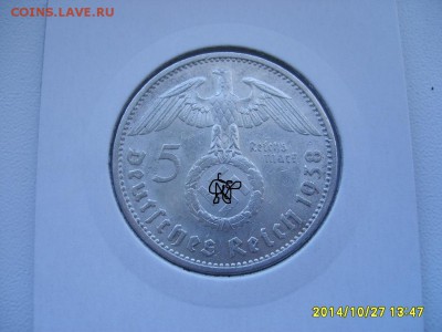 ГЕРМАНИЯ,5 марок 1938А(Гинденбург,свастика)!до 29.10.2014 - S6002452.JPG