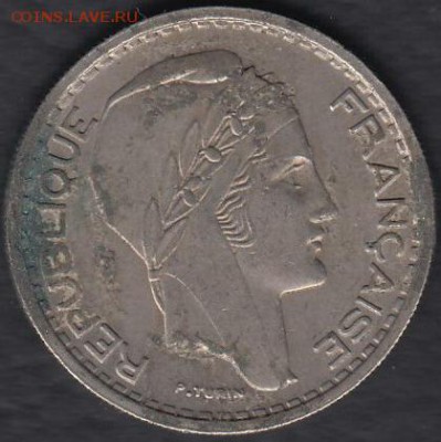 Франция 10 франков 1948 до 28.10.2014 22-00 - Франция 10 франков 1948 р