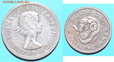 Австралия Шиллинг 1963 год - Безымянный