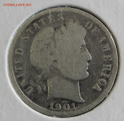 С 1 РУБЛЯ США 1 DIME(10с) 1901г.  до 3.11.14г. в 22-00 - IMG_2100.JPG