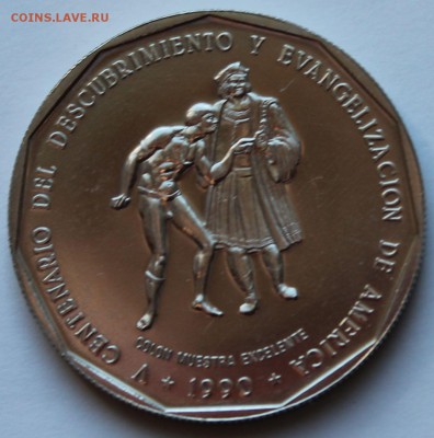 Доминикана 1 песо 1990. До 04.11.2014. - 3