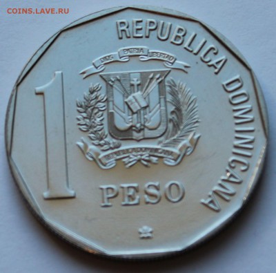 Доминикана 1 песо 1990. До 04.11.2014. - 2