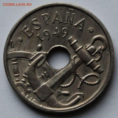 Испания 50 сантимов 1949. До 04.11.2014. - 1