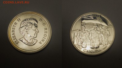 25 центов Канада 2005г. - 60 лет победы - 01