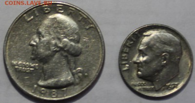 Quartel dollar 1987 One dim1977 - Безымянный1