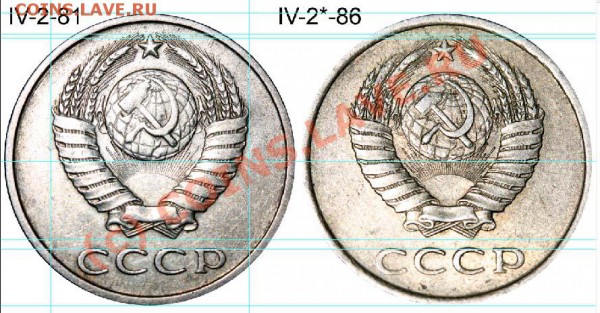 20 копеек 1986 какой разновид??? - 86