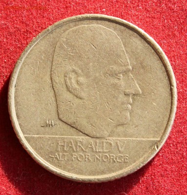 С рубля НОРВЕГИЯ 10 крон 1995г. ХАРАЛЬД-V  до 4.11.14г.в 22 - IMG_2150.JPG
