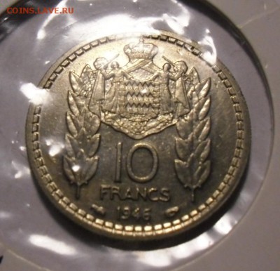 Марокко 100ф и Монако 10ф на оценку - monako 10f-1