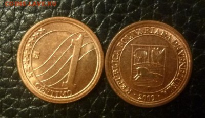 ДК Иностранные,Биметалл,Спорт,Канада,Корабли,Война 25 р - Венесуэла 1 сентим.JPG