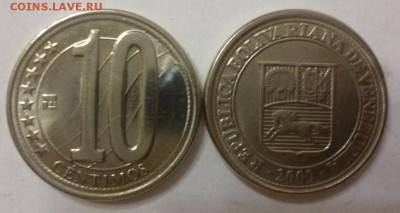 ДК Иностранные,Биметалл,Спорт,Канада,Корабли,Война 25 р - Венесуэла 10 сентимов.JPG