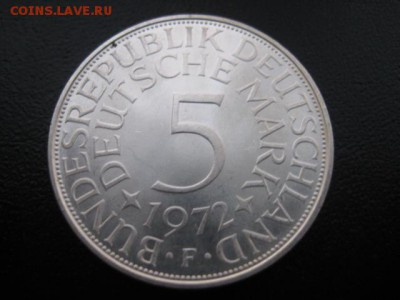 1972 ФРГ, 5 М- двор F, серебро, до 05.11 в 22-10 мск - IMG_2829.JPG