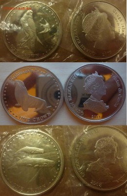 ДК Иностранные,Биметалл,Спорт,Канада,Корабли,Война 25 р - Гоф, Найтингел, Тристиан Да Кунья 1 крона
