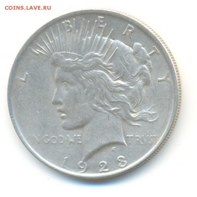 Ag. сша 1 доллар 1923. XF . до 4.11 22:00 - 1