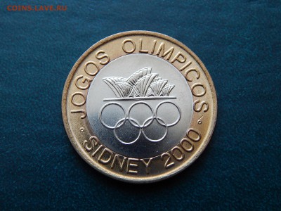 ПОРТУГАЛИЯ 200 эскудо ОЛИМПИАДА в Сиднее 2000 (би-метал) - DSCN2464.JPG