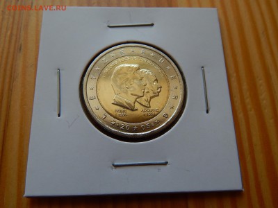ЛЮКСЕМБУРГ 2 евро 2005 (UNC)	би-метал - DSCN2441.JPG