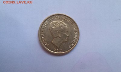 20 крон 2011 Дания и 1$ США Стрелы на оценку - 20kron_1
