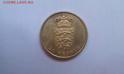 20 крон 2011 Дания и 1$ США Стрелы на оценку - 20kron