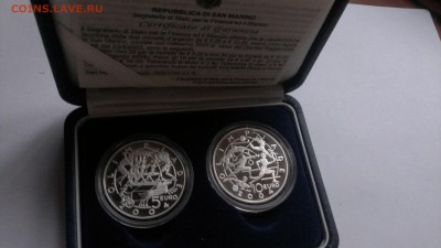 Сан Марино 5 и 10 евро 2004 года - IMAG1454
