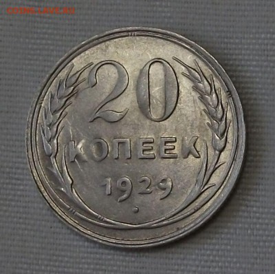 20 коп. 1929г. -ОТЛИЧНАЯ!!!- до 4 ноября в 22:00 - DSCF7529.JPG