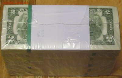 2 доллара 2009, пачка 1000 штук(10 корешков) на оценку - IMG_5972.JPG