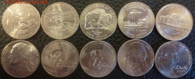 ДК Иностранные,Биметалл,Спорт,Канада,Корабли,Война 25 р - США набор 5 центов.JPG