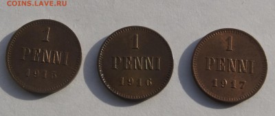 50 пенни 1914, 1 пенни 1899, 1900, 19o3, 1914 и др. - 15-17-2