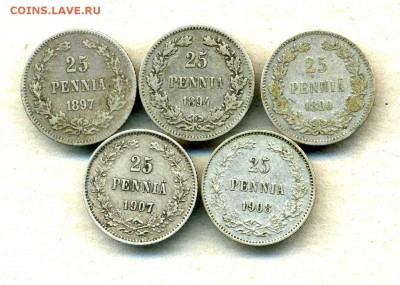 25 пенни 1890,94,97,07,08 гг. до 05.11.14. 22-00 мск - img132