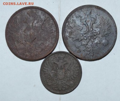 2 пятака 1852 и 1860+2 коп 1853 год - DSC_1499.JPG