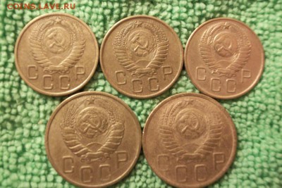 3 коп. 15шт. и 2 пятака с 1930 по 1957 год. - 100_3286.JPG