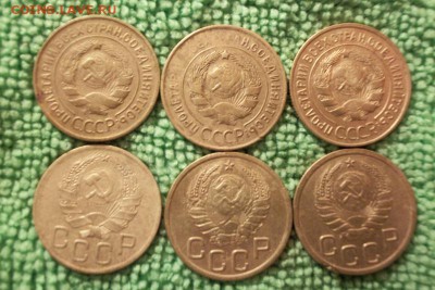 3 коп. 15шт. и 2 пятака с 1930 по 1957 год. - 100_3275.JPG