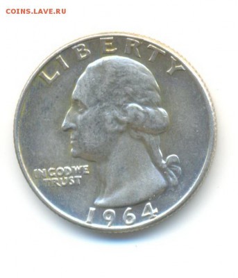 4 доллара 1964D. XF . до 4.11 22:00 - 8
