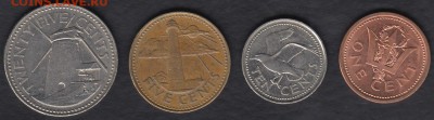 Барбадос 1, 5, 10 и 25 центов 1987-2005 до 02.11.2014 22-00 - Барбадос а