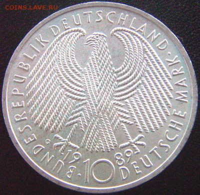 ФРГ_памятные 10 марок 1989. Отличное серебро; до 01.11_22.00 - 8896