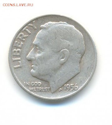 Ag. США дайм 1956. до 4.11 22:00 - 19