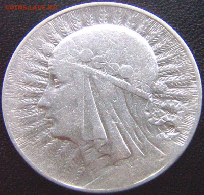 Польша_5 злотых 1933. Серебро; до 02.11_22.24мск - 8803