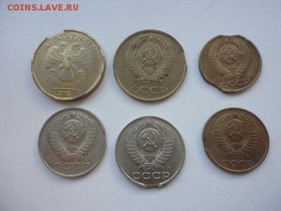 Много красивых браков, выкусов + расколы + 10 коп. 1991 ББ. - DSC03790.JPG