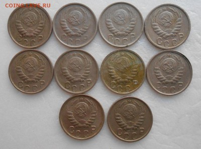 лот монет 1946 года номиналом в 15 копеек 10 штук - DSCN7173_cr
