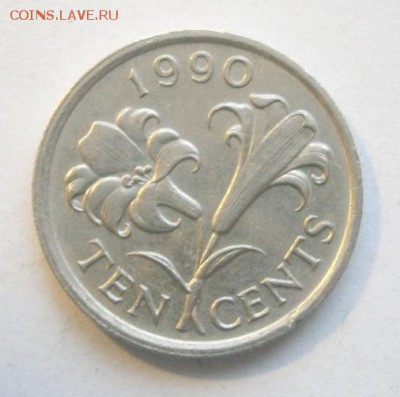 10 центов 1990г.Бермуды - PB020067